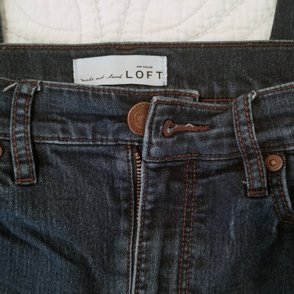 Loft Modern High Rise Skinny Ankle Jeans - Picture 3 of 4